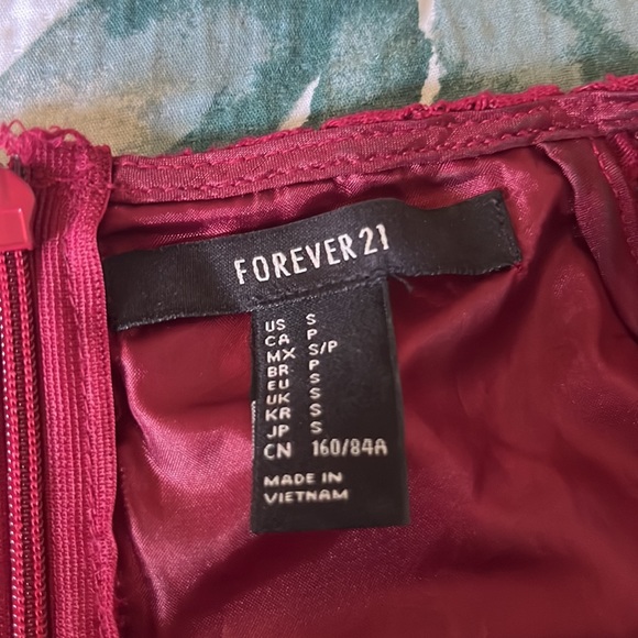 Forever 21 size small, red dress. - Picture 3 of 3